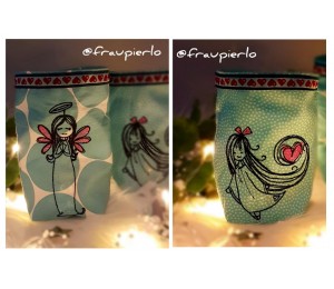 Stickdatei - Set Lichtbeutel ITH Engel